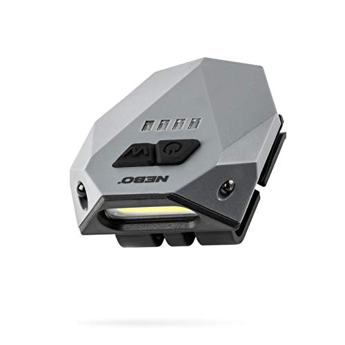 NEBO Einstein Rechargeable Cap Light | 50 Lumens, 3 Light Modes, 90 Degree Adjustable Tilt, Compact & Portable, Hands-Free Wave Activated LED Light, Includes Micro-USB Charging Cable. - style: 50 Lumen