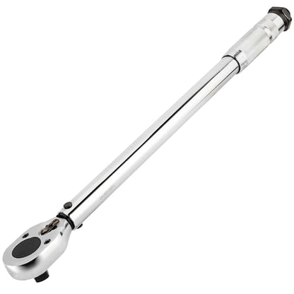 Powerbuilt Micrometer Torque Wrench, 1/2-Inch Drive, Reversible Ratchet Clicks, Lockable, 30 to 150 Foot Pound Range - 644999 - size: 1/2 in.