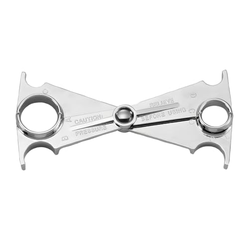 Wevdn Fuel Line Disconnect Tool, 3/8 and 5/16 Inch Fuel Filter Removal Tool for Quick Disconnection, Multi-Purpose Scissor Fuel Line Wrench Fit Cars Truck SUV, Car Accessories - size: 4 in 1