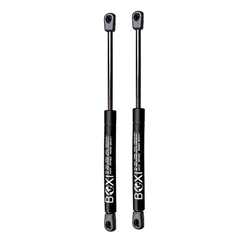 BOXI 2pcs Gas Charged Universal Lift Supports Struts Shocks Springs Dampers Extended Length 18.50 inches, Compressed Length 11.25 inches, 30 lbs Force, 10mm Ball Socket 6932