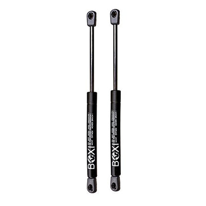 BOXI 2pcs Gas Charged Universal Lift Supports Struts Shocks Springs Dampers Extended Length 18.50 inches, Compressed Length 11.25 inches, 30 lbs Force, 10mm Ball Socket 6932