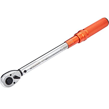 VEVOR 1/2-inch Drive Click Torque Wrench, 10-150ft.lb/14-204n.m Mechanical Dual Range Scales, Dual-Direction Adjustable with Adapters Extension Rod - size: 10-150 FT.LB, style: 1/2-inch