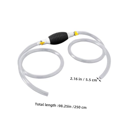 Unomor Hand Siphon Pump for Fuel Transfer Manual Siphon Pump Kit Hose Portable Liquid Sucker for Automotive and Water Use