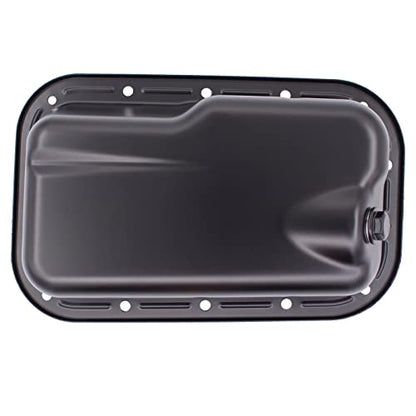 NewYall Lower Engine Oil Pan Sump w/Drain Plug | for Chrysler 300 Dodge Challenger Charger for Jeep Wrangler 2011-2016 5184546AA 5184546AB 5184546AC 264-357 CRP50A