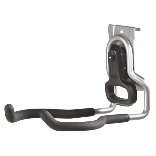 Rubbermaid Garage FastTrack Power Tool Holder Satin Nickel Wall Mounted Storage System Holds up to 50 pounds for Home/Garage/Tool Organization - style: Power-Tool Hook