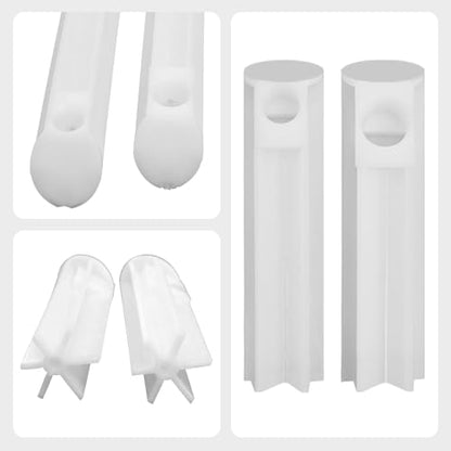 ALLOSUN Universal Auto Car Fuel Injector Nozzle Flush Cleaner Adapter DIY Cleaning Tool Kit Set (Adapter) - color: Nozzle Adapter
