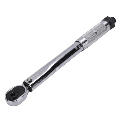 1/4 Inch Drive Click Torque Wrench, 5 to 25Nm High Precision Torque Wrench, Adjustable Pre Set for Car, Bike Maintenance