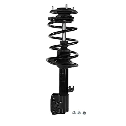 Detroit Axle - 1.8L Front 4pc Struts Sway Bars for 14-19 Toyota Corolla, Struts & Coil Spring Sway Bars 2014 2015 2016 2017 2018 2019 Replacement Suspension Kit - size: 4QS47058/ sway kit