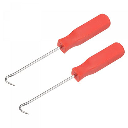 uxcell Full Hook Pick 5.51" Puller Remover Removal Tool for Oil Seal/O-rings, Gasket, Hose 2Pcs