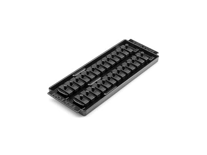 TEKTON 3/8 Inch Drive Socket Organizer Set | OST13240 - color: Black, size: (26-Tool), style: 2-Rail