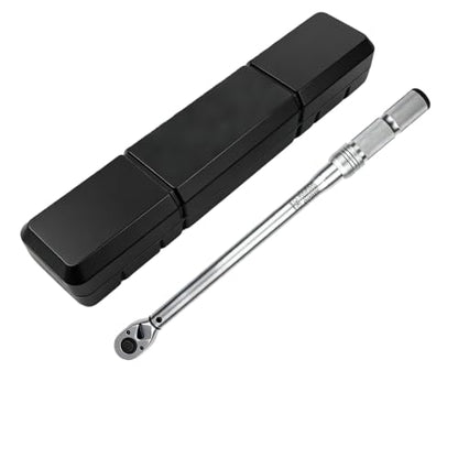 TYD 1/2" Heavy Duty Click Torque Wrench 30–210 Nm ±4% Precision | Adjustable Torque Wrench 72-Tooth Reversible Ratchet Storage Case for Car Wheel Lug, Truck & SUV Repair Torque Tool - style: TG-210(30-210NM)