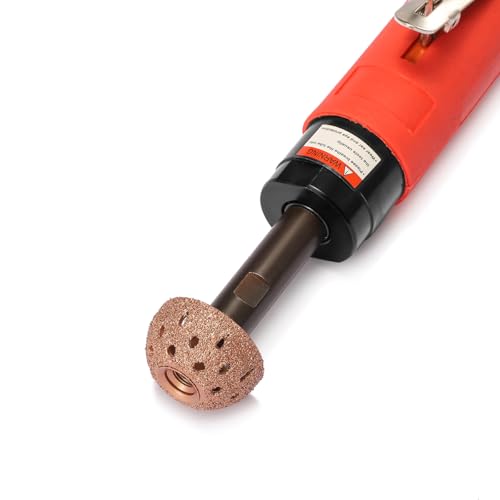 Pneumatic Tire Buffer Full Kit,Whit 3pcs Tire Buffing Wheel,Tire Patch Roller and Tyre Scraper