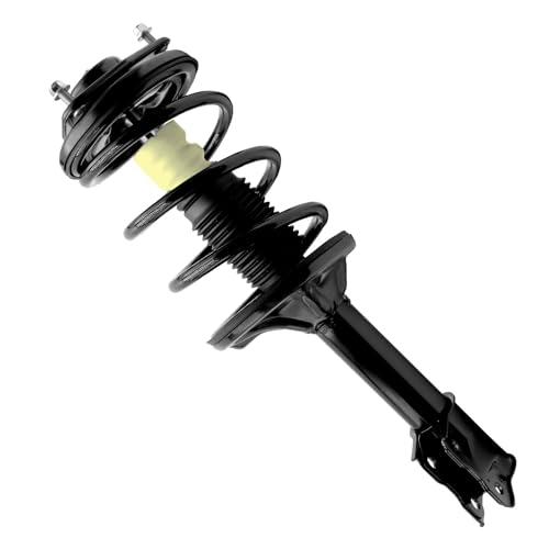 Detroit Axle - 4pc Front Struts Sway Bars for 2003-2006 | Mitsubishi Outlander 2 Struts with Coil Spring Assembly 2 Sway Bar End Links 2004 2005 Replacement Suspension Kit - size: 4QS54084/ sway kit