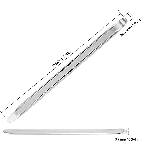 5 Pack 14 Inches Tire Iron Set, Heavy Duty Tire Spoons Lever, Professional Tire Changing Tool for Installing and Removing and Repairing Tires of Cars, Motorcycles, Bicycles