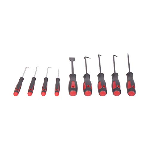 WINTOOLS 9-Piece Scraper Hook and Pick Tool Set Car Removal Tool O Rings Seals Rubber