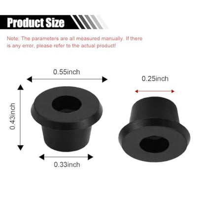 smilfuy 5PCS 8mm Flat-Head Hydraulic Bottle Jack Floor Jack Oil Filler Plug | Rubber Hydraulic Filler Bung for Oil Reservoir Hole, Horizontal Jack Hydraulic Top Pressure Rod for Oil Reservoir - size: Flat-5PCS