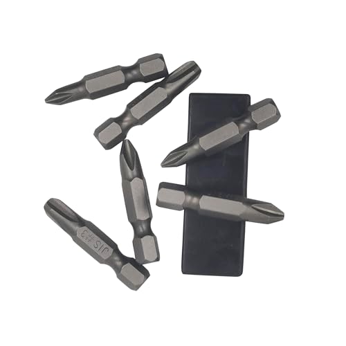 6Pcs 35mm JIS Screwdriver Bit Set with Magnetic Tip, 1/4 Hex Shank, S2 Alloy Steel & 6-Slot Storage Strip – Perfect for Japanese Motorcycles, Cars, Bicycles, and Equipment (JIS #1x2#2x2#3x2) - size: JIS #1x2 #2x2 #3x2
