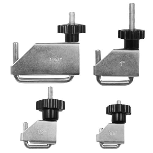4PCS Fluid Line Hose Pinch Off Pliers Set - Heavy-Duty Automotive Fluid Line Clamp Tool for Fuel, Radiator, Coolant & Brake Hoses (1/2", 3/8", 1", 1-3/4"), Without Damage Lines