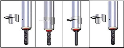 Milton s-976C Calibratable Tire Pressure Service Gauge, Dual Head Chuck, 10-160 PSI