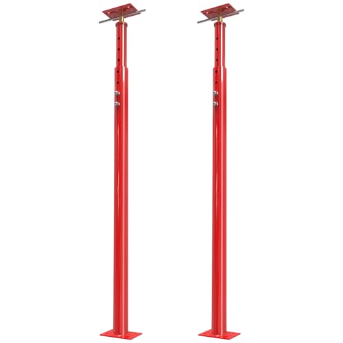 53"-100" House Floor Jack,18000lbs Max Load Capacity,House Floor Jacks Post Pole for Leveling,Adjustable Support Beam Basement Jack Post Pole for Leveling & Lifting Support Telescoping Jacks