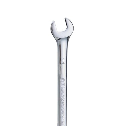 BLACK CANYON 19mm Combination Wrench, 12-Point Box End & Hex Opening (11 mm) - size: 11 mm