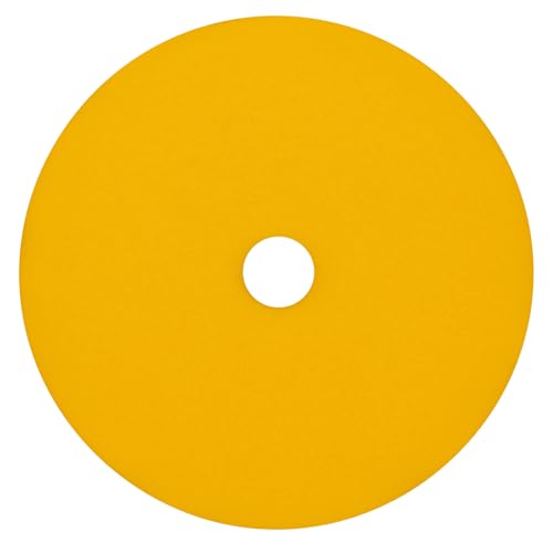 RUPES 9.DA150M Pack of 24 Yellow D-A Fine Finishing Foam Pads 150mm | Ideal for Paint Correction & Gloss Enhancement | Moderate to Fine Defect Removal | Compatible with 5" Backing Plate - size: Fine 150mm, style: Pack of 24
