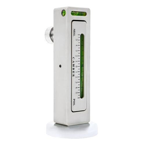 Adjustable Magnetic Gauge Tool, Automotive Camber Caster Strut Wheel Alignment Gauge, Universal Castor Strut Wheel Hub Alignment Instrument for Car RV Truck Tire Repair