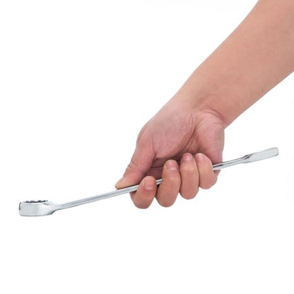 BLACK CANYON Metric 21mm Combination Wrench, 12-Point Box End & Hex Opening Design, Polished Steel - size: 21 mm