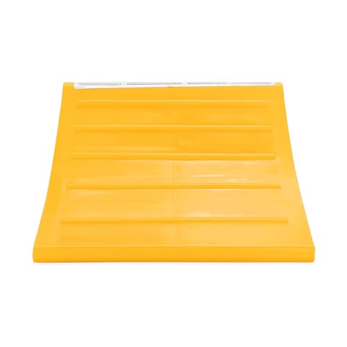 Camco Super Wheel Chock w/Rope - Large, Heavy Duty Trailer Wheel Chock Constructed of Durable Plastic - Features Rope Handle for Easy Removal - Use w/Tires Up to 29-inches – 44475 - size: Large w/ Rope