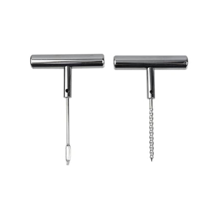 Modengzhe Heavy Duty Tire Repair Kit Wheel Tyre T Handle Puncture Tool Needle Replacement Tire Plug Repair Tool for Automobiles Motorcycles or Bicycles - size: 1 SETS
