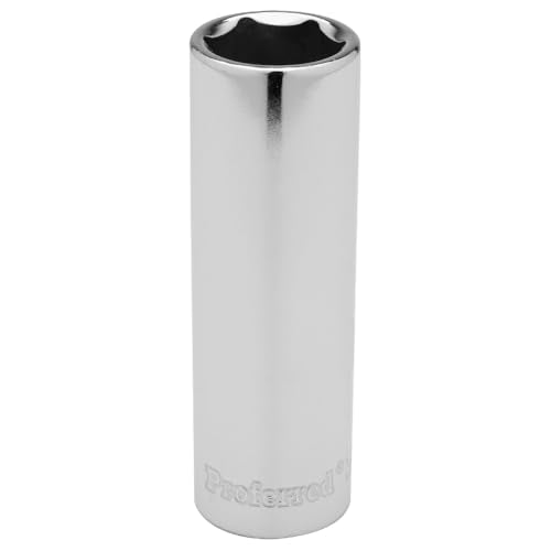 S15114 1/4" Drive SAE Socket, 7/16" Deep 6 Point - size: 7/16 INCH, style: DEEP