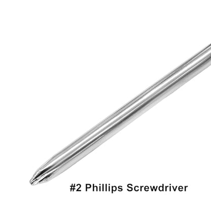Phillips Screwdriver 8 Inch, Long Screwdriver #2 Extra Long Shaft Cross Head Screwdriver - size: 8 Inch #2