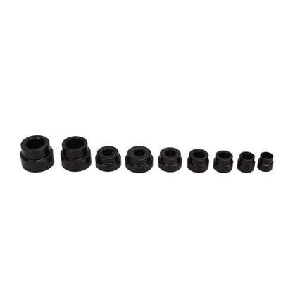 33pcs Master Bushing Driver Set, Metric and Standard SAE Bearing Seal Removal Installer Kit, Professional Wheel Bearing Race and Seal Bush Tool Set with 3 Drive Handles for Car Tru