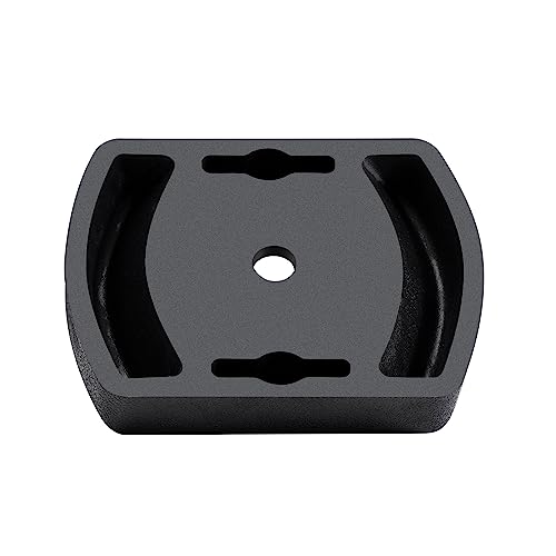 LEORAY Jack Wheel Chock, Reinforced Rubber Jack Caster Wheel Dock for Caravans and Trailers - size: Single Wheel
