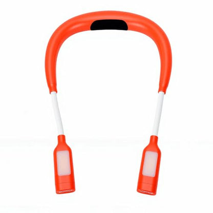 banapoy Neck Reading Light, Rechargeable 3 Color 9 Brightness Flicker Free Book Lamp, Hands Free Neck Lamp with Blue Light Reduction Heater 2000mAh Battery 50H for Reading Camping Travel