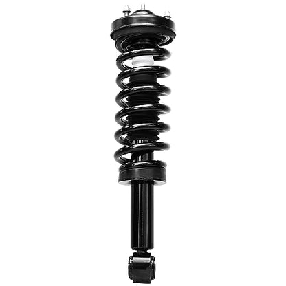 Detroit Axle - 4WD Pair Front Struts for 2009-2013 Ford F-150 Complete 2 | Struts w/Coil Spring Assembly 2010 2011 2012 Replacement Left Right Quick Install Ready Strut Shock - size: 171141-DA x2/PAIR