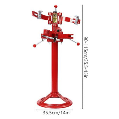 Strut Spring Compressor, 2200 lbs Cast Iron Coil Spring Compression Tool, Hand Operated, Adjustable 35.5-45 in Height, Shock Absorber Spring Removal Tool for Cars Trucks SUVs Vans, 8.27-22.44 in Sprin