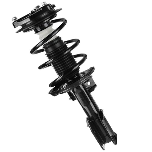 Detroit Axle - AWD 2 Front Struts for Mercedes-Benz C300 C230 C350 C250 [Excludes RWD; W204 Chassis], Quick Complete Struts with Coil Spring Assembly Replacement Suspension Shock - size: 11480x2/Pair