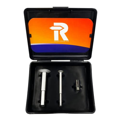 Repair Kits - Faster & Easier to Chase, Restore & Clean Internal or External Threads, All in One Universal Thread Files Set, Inch, Metric, Grooves, Glands, Acme, Buttress Thread - size: Starter Kit (3pc)