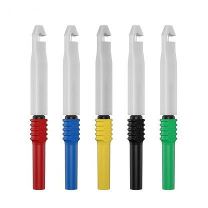 Test Lead Kit 25pcs 4mm Banana Plug to Alligator Clip Test Leads Kit Test Probes Back Probe Kit for Multimeter Automotive Diagnostic Testing Tools Set 8008 - size: 25pcs-B