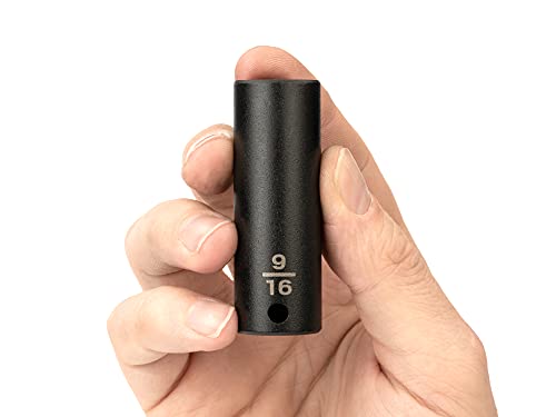 TEKTON 3/8 Inch Drive x 9/16 Inch Deep 6-Point Impact Socket | SID13014 - size: 9/16 Inch, style: Deep