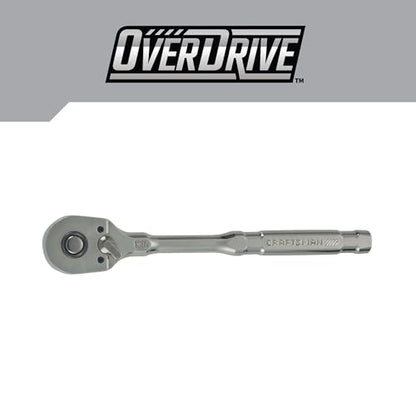CRAFTSMAN OVERDRIVE 1/2" Drive 180T Pear Head Ratchet (CMMT82113) - style: 1/2" Drive