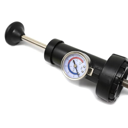 CTA Tools 9376 HD Adjustable Radiator Pressure Tester Kit, Quick Release Couplers, High Impact Polymer Hand Pump, for Japanese, American, European Trucks, Tractors, Farm Equipment