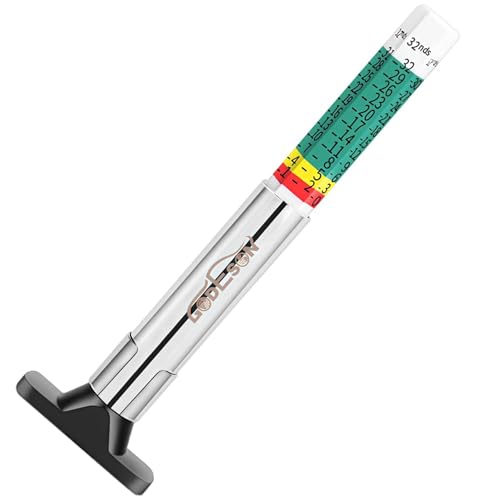 GODESON 88702 Smart Color Coded Tire Tread Depth Gauge - size: 1 Pack