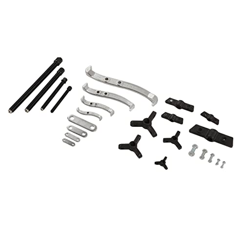 Aramox Bearing Separator Set CRV Gear Hub Puller Kit 72pcs with 2 and 3 Leg Pullers 3in 4in 6in 8in for Auto Repair Mechanics Removing Pulleys Sprockets Bearings