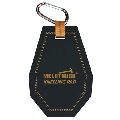 MELOTOUGH Mini Kneeling Pad with Carabiner Clip, Portable 1 Inch Thick NBR Foam Kneeling Pads for Work Construction, Mechanics, Plumbers, Electricians (Orange/Black) - style: Kneeling Pad with Carabiner Clip