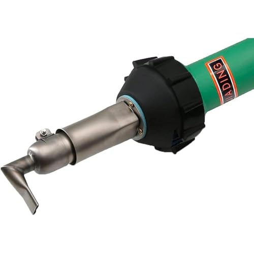 110V 1600W Plastic Welding Gun Hot Air Heat Gun Adjustable Temperature PVC TPO Welding Kit Accessories Speed Nozzle Roller Dolphin Knife Hook