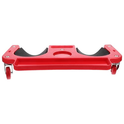 Car Repair Knee Pads with Portable Design and Sturdy Pe Support Structure, Comfortable Kneeling Cushion for Tile Work and Garage Maintenance, Sturdy Red Safety Kneeling Mat