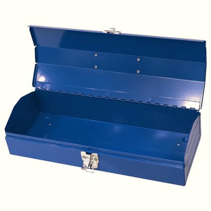 Portable Tool Box, Metal Tool Box, 4 Non-Slip Foot Pads, Ideal for Trailer, Mechanic, DIY-ers, Car Toolbox, Workshops, Garages, Repair Shops,Blue - size: 1P-Blue