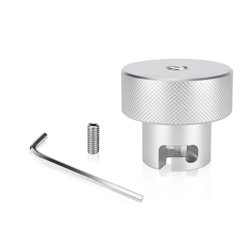 Suitable for Harbor Freight's Hydraulic Press Jack Valve Screws, 3/8 Bottle Jack Valve Release Knob, Replaces Jack Handle Fitting, Made of 6061 Aluminium - size: 3/8''